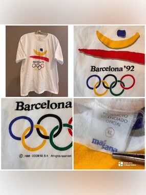 Vintage 1992 Barcelona Summer Olympics t-shirt